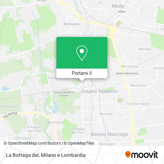 Mappa La Bottega del