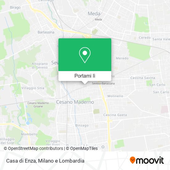 Mappa Casa di Enza