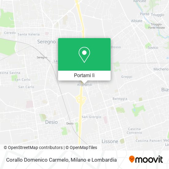 Mappa Corallo Domenico Carmelo