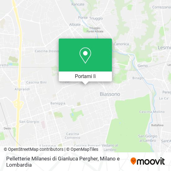 Mappa Pelletterie Milanesi di Gianluca Pergher