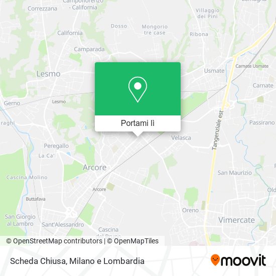 Mappa Scheda Chiusa