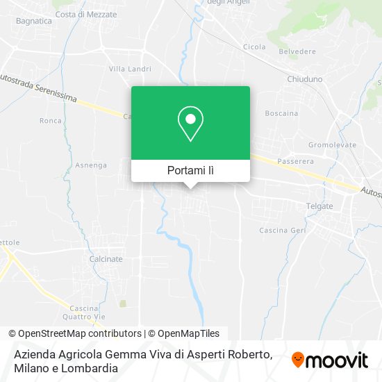 Mappa Azienda Agricola Gemma Viva di Asperti Roberto