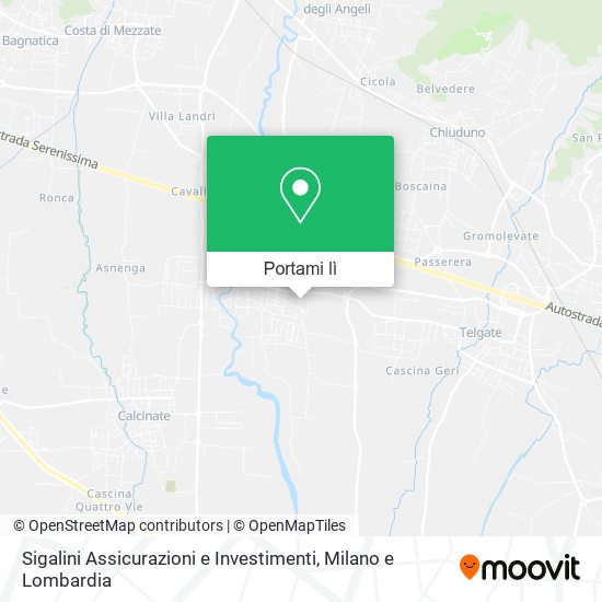 Mappa Sigalini Assicurazioni e Investimenti