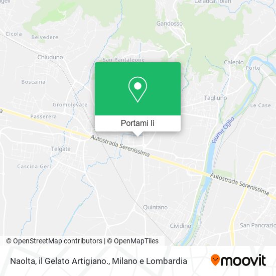 Mappa Naolta, il Gelato Artigiano.