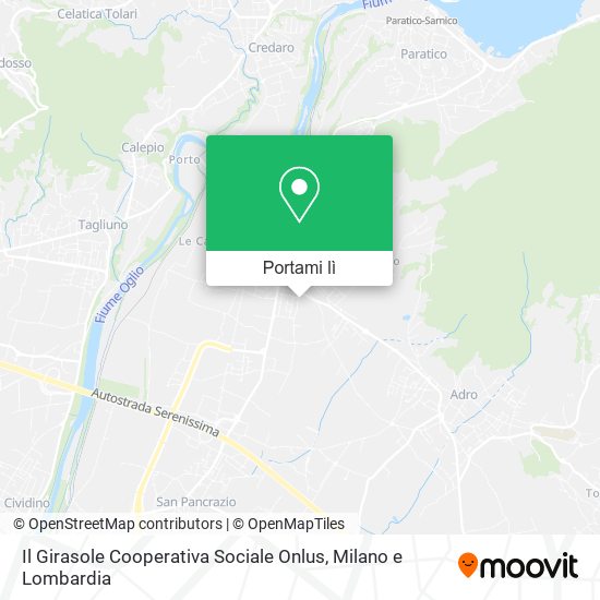 Mappa Il Girasole Cooperativa Sociale Onlus