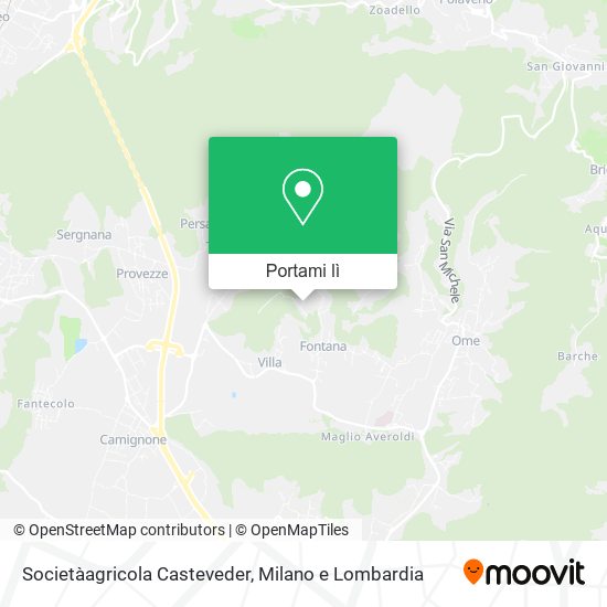 Mappa Societàagricola Casteveder