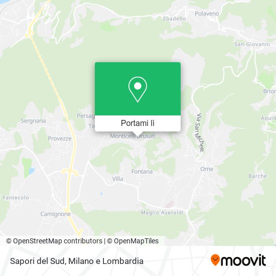 Mappa Sapori del Sud