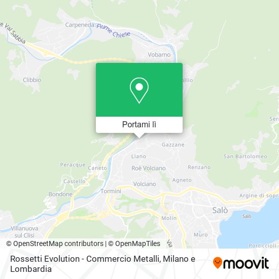 Mappa Rossetti Evolution - Commercio Metalli