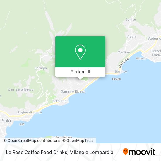 Mappa Le Rose Coffee Food Drinks