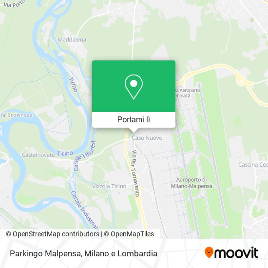 Mappa Parkingo Malpensa