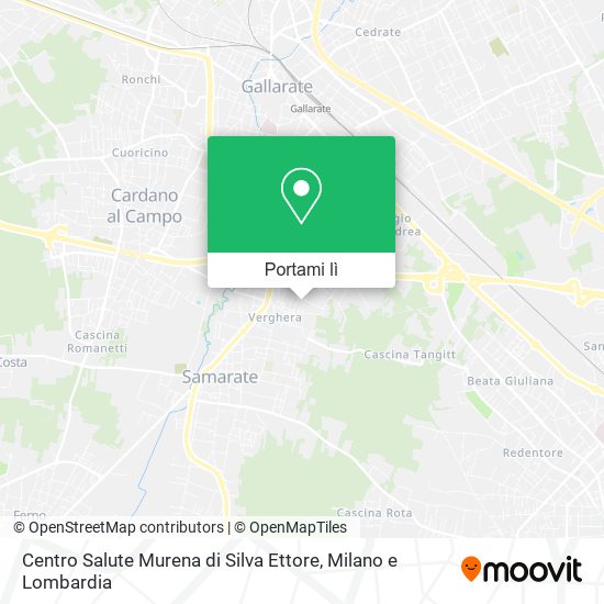 Mappa Centro Salute Murena di Silva Ettore