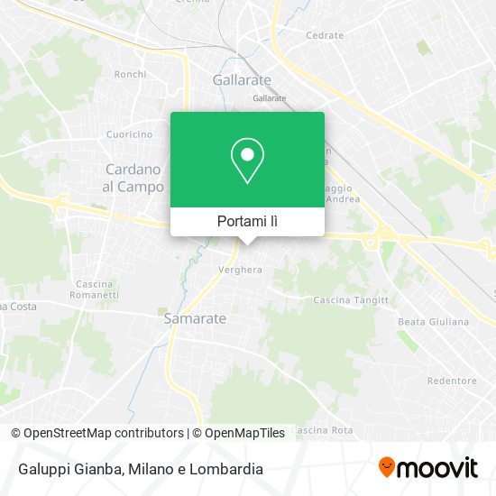 Mappa Galuppi Gianba