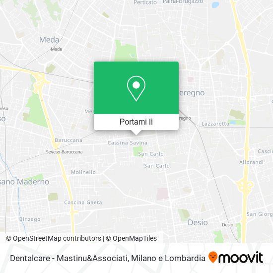 Mappa Dentalcare - Mastinu&Associati