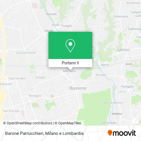 Mappa Barone Parrucchieri