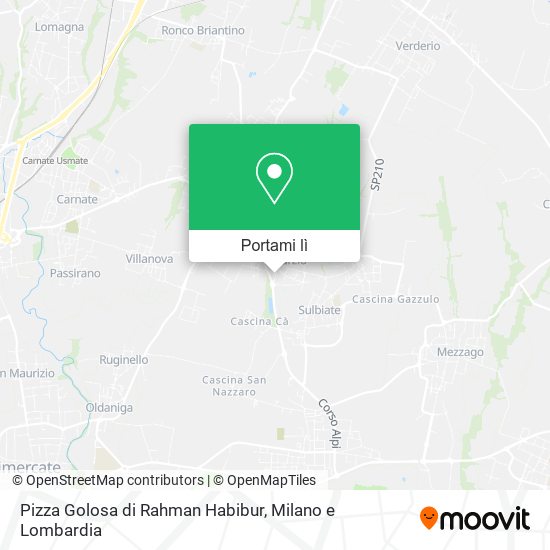 Mappa Pizza Golosa di Rahman Habibur