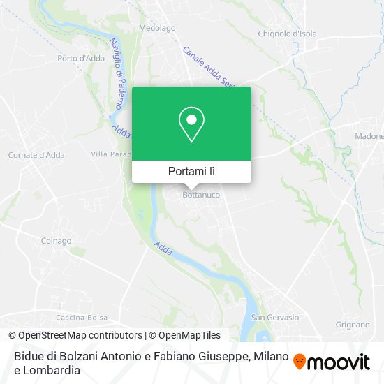 Mappa Bidue di Bolzani Antonio e Fabiano Giuseppe