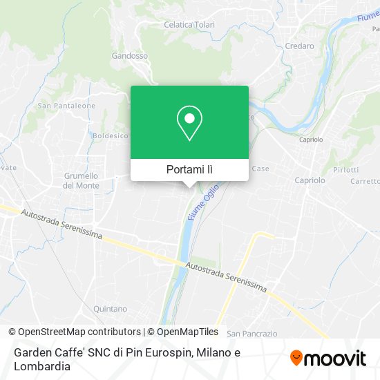 Mappa Garden Caffe' SNC di Pin Eurospin