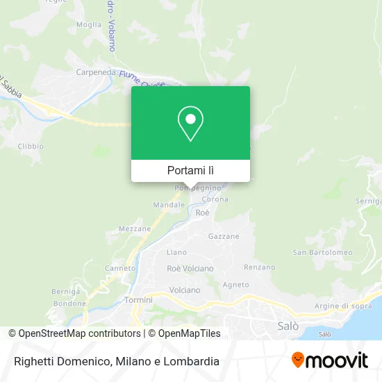 Mappa Righetti Domenico