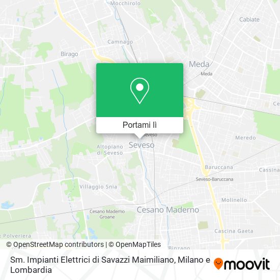Mappa Sm. Impianti Elettrici di Savazzi Maimiliano