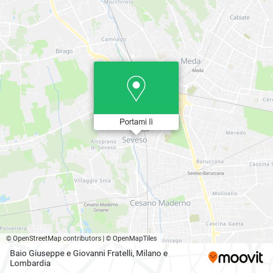 Mappa Baio Giuseppe e Giovanni Fratelli