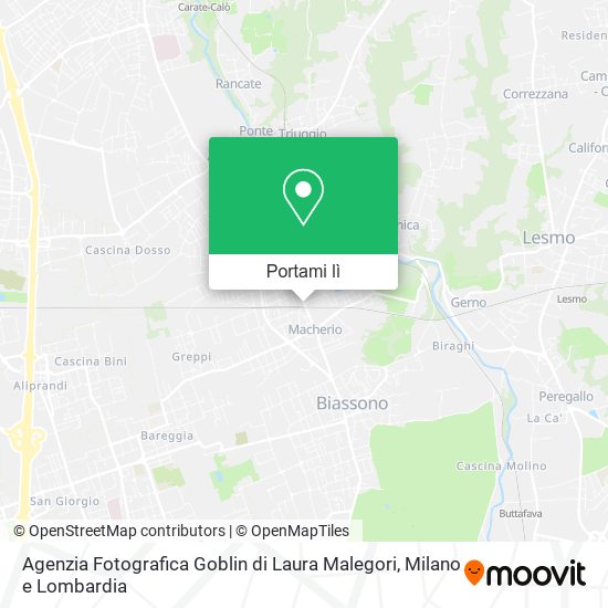 Mappa Agenzia Fotografica Goblin di Laura Malegori