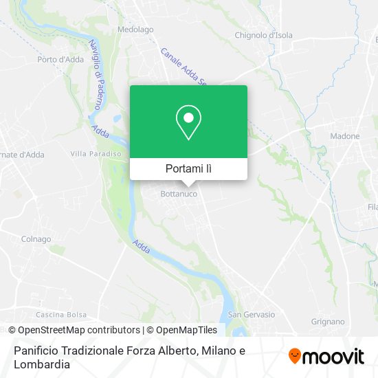Mappa Panificio Tradizionale Forza Alberto