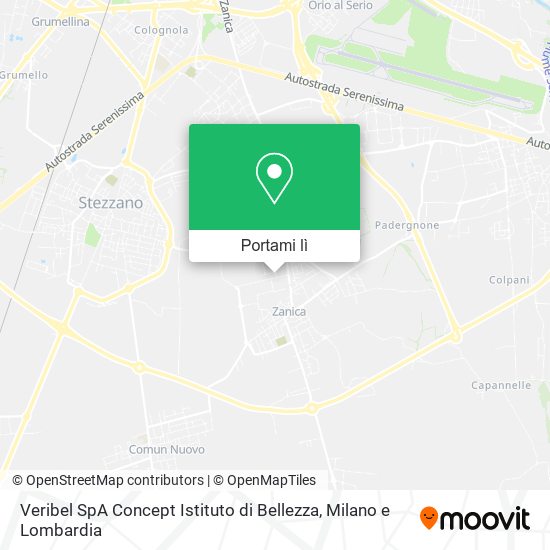 Mappa Veribel SpA Concept Istituto di Bellezza