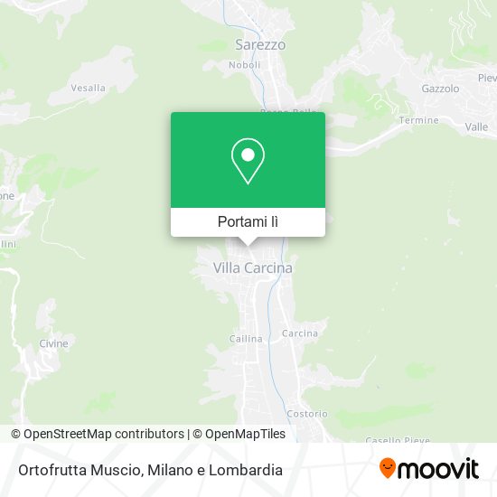 Mappa Ortofrutta Muscio
