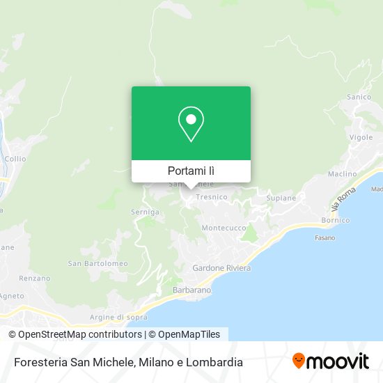 Mappa Foresteria San Michele