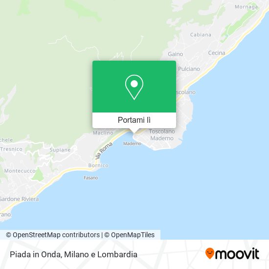 Mappa Piada in Onda