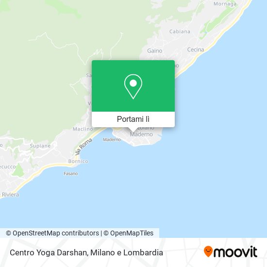 Mappa Centro Yoga Darshan