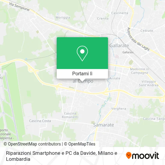 Mappa Riparazioni Smartphone e PC da Davide