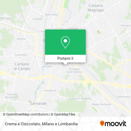 Mappa Crema e Cioccolato