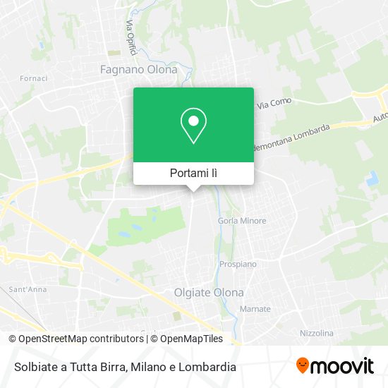 Mappa Solbiate a Tutta Birra