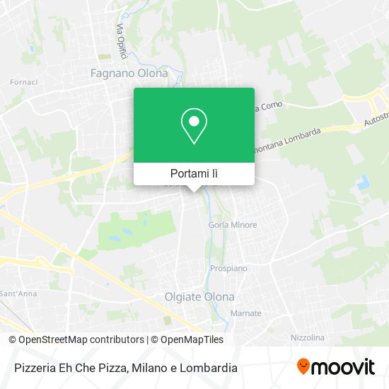 Mappa Pizzeria Eh Che Pizza
