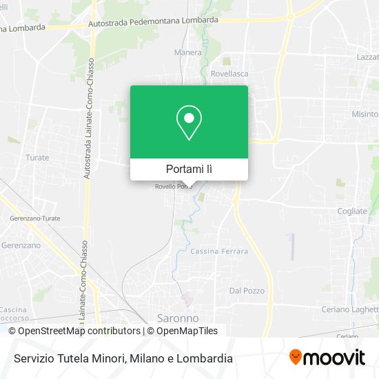 Mappa Servizio Tutela Minori