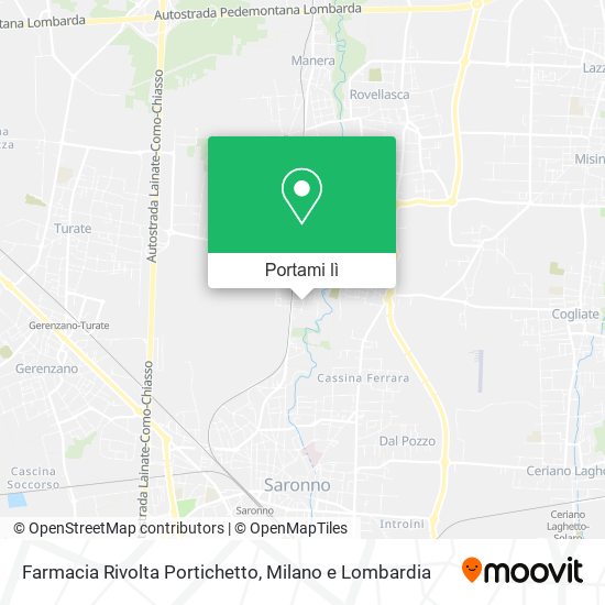 Mappa Farmacia Rivolta Portichetto