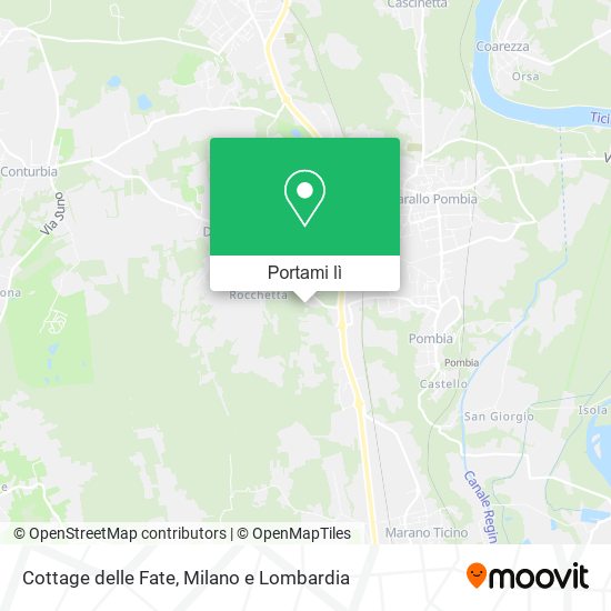 Mappa Cottage delle Fate