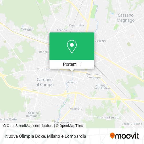 Mappa Nuova Olimpia Boxe