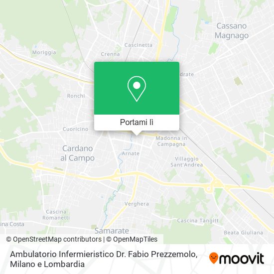 Mappa Ambulatorio Infermieristico Dr. Fabio Prezzemolo