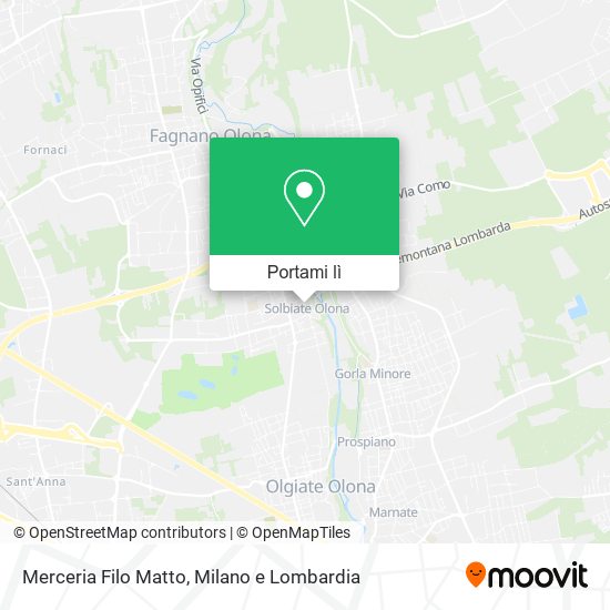 Mappa Merceria Filo Matto