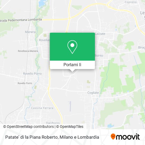 Mappa Patate' di la Piana Roberto