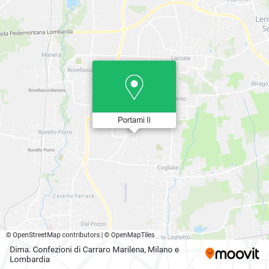 Mappa Dima. Confezioni di Carraro Marilena