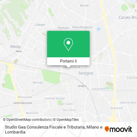 Mappa Studio Gea Consulenza Fiscale e Tributaria