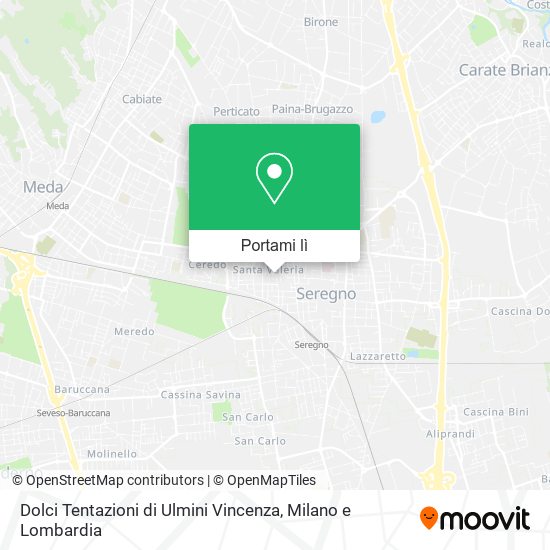 Mappa Dolci Tentazioni di Ulmini Vincenza
