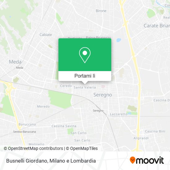 Mappa Busnelli Giordano