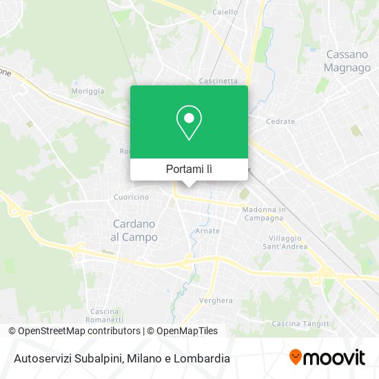 Mappa Autoservizi Subalpini