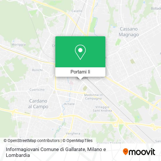 Mappa Informagiovani Comune di Gallarate