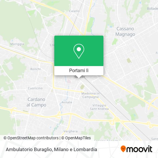 Mappa Ambulatorio Buraglio