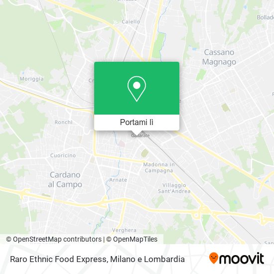 Mappa Raro Ethnic Food Express